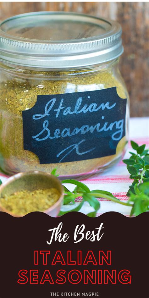 Homemade Italian Seasoning Italian Seasoning Mixes Homemade