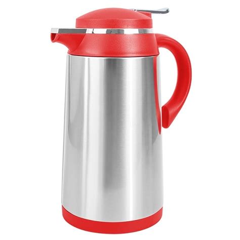 Garrafa Termica Aço Inox Camelia Vermelho 1l Termopro Tp6545 Leroy Merlin