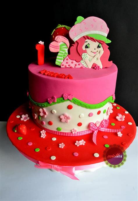 Strawberry Shortcake First Birthday Decorated Cake By Cakesdecor