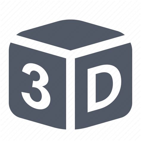 3d Dimensional Display Effect Entertainment Three Icon