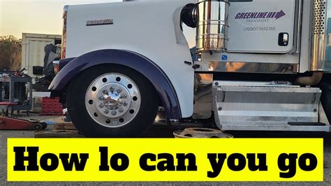 Lowering Kenworth W900 On Air Part 1 Youtube