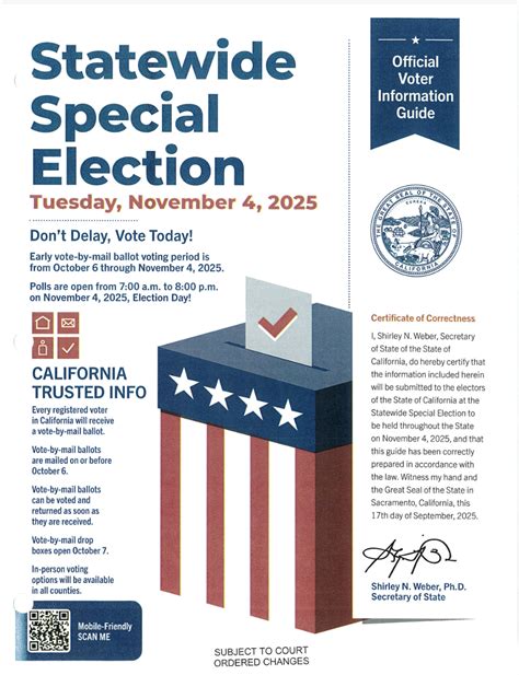 California Democrat Voter Guide