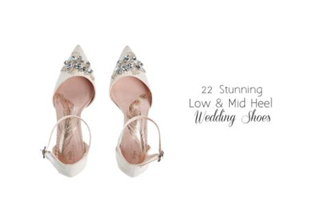 22 Gorgeous Low And Mid Heel Wedding Shoes Weddingsonline