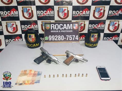 Pol Cia Militar Atrav S Da Rocam Prende Dupla E Apreende Adolescente