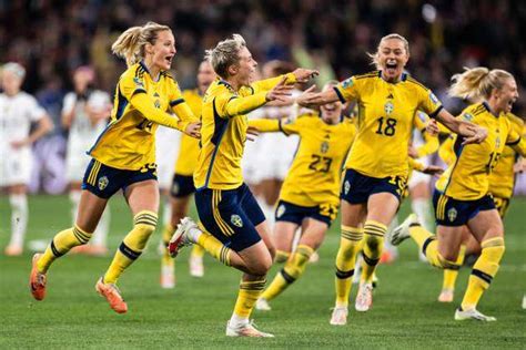 230806 Lina Hurtig Of Sweden Celebrate With Team Mates After The Fifa