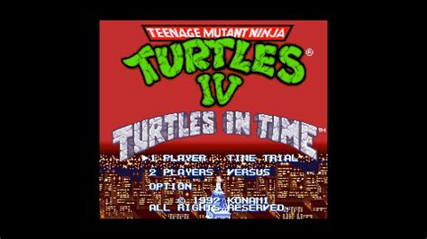 Teenage Mutant Ninja Turtles Iv Turtles In Time Snes Sfc Bgm