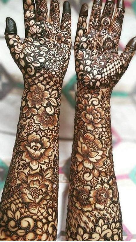 Bridal Mehndi Designs For Full Hands Front And Back