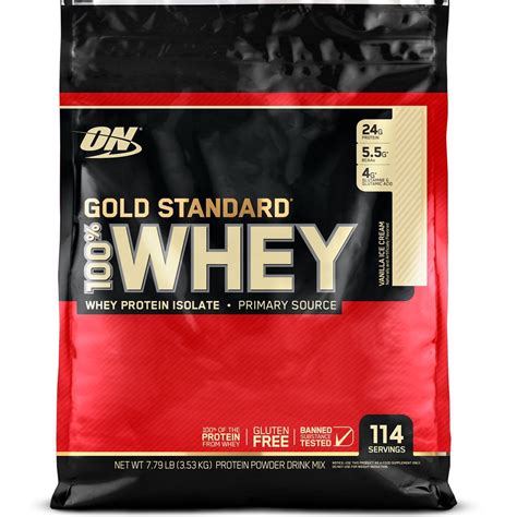 Optimum Nutrition Gold Standard Whey Vanilla Ice Cream Lb