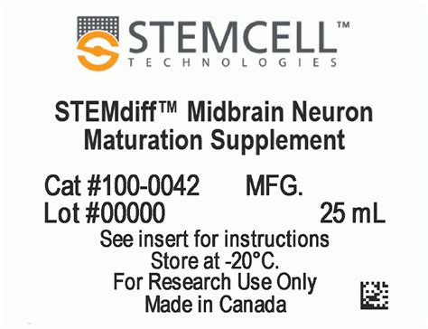 Stemdiff Midbrain Neuron Maturation Kit