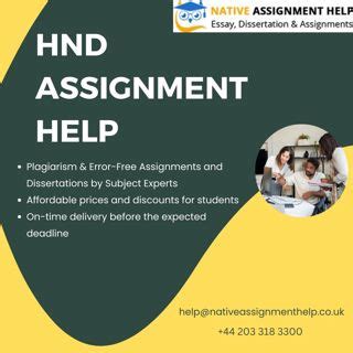 Mastering Your Hnd Assignment A Comprehensive Guide To Academic