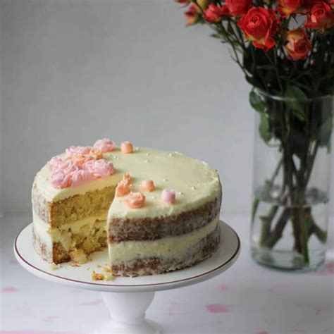 Lychee Rose Cake - Delicious Not Gorgeous