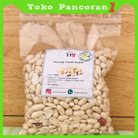 Jual Kacang Tanah Kupas Import 200g~500g Shopee Indonesia