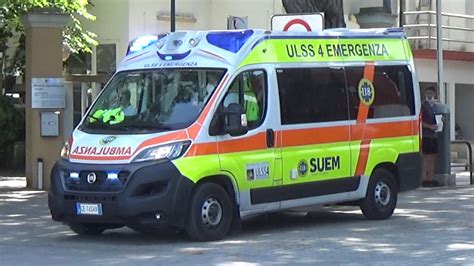 New Ambulanza Suem Jesolo Italian Ambulance Responding Code