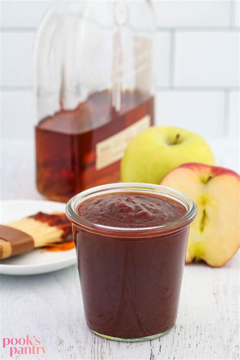 Apple Bourbon Bbq Sauce Recipe Pook S Pantry Recipe Blog