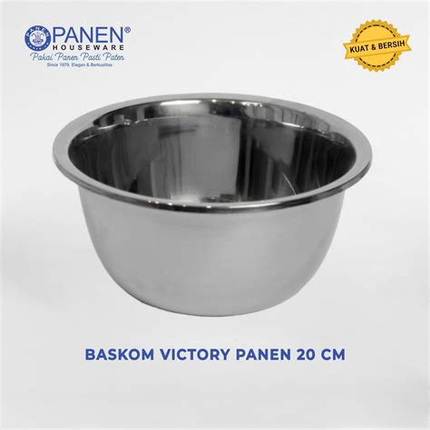 Jual Baskom Dalam Stainless Steel Sekar Panen Cm Mixing Bowl