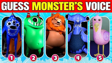 Guess The MONSTER S VOICE GARTEN OF BANBAN 6 HANDY MANDY BEEBO