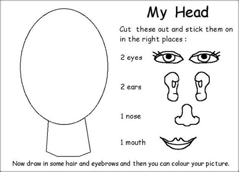 Nose Activity For Kindergarten