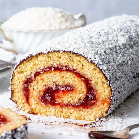 Lamington Swiss Roll The Loopy Whisk Gluten Free Christmas Cake