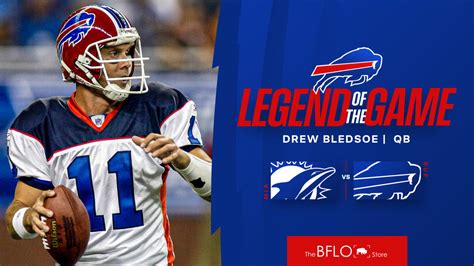 Drew Bledsoe Announced As The Bills Legend Of The Game Against Miami