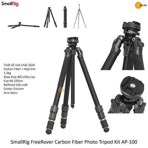 Smallrig Freerover Carbon Fiber Tripod Kit Ap 100 4353