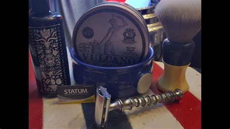 Rockwell C Plate And Abbate Y La Mantia Volcano Shave Soap And