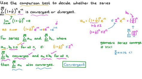 Question Video Using The Comparison Test Nagwa