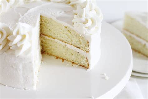 The Perfect {bakery Style} White Cake I Am Baker