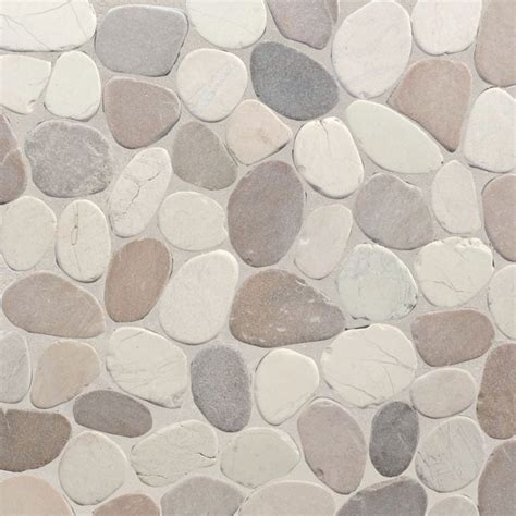 B O I Hawaii 12 X 12 Natural Stone Pebbles Mosaic Wall And Floor Tile Wayfair