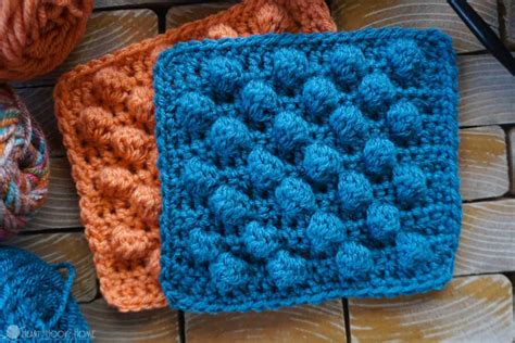 How To Crochet The Bobble Stitch Written And Video Tutorial