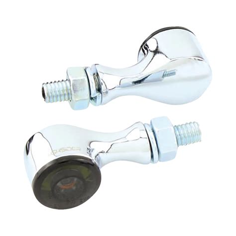 Highsider Led Turn Signal Apollo Classic Front Rear Chrome Pair