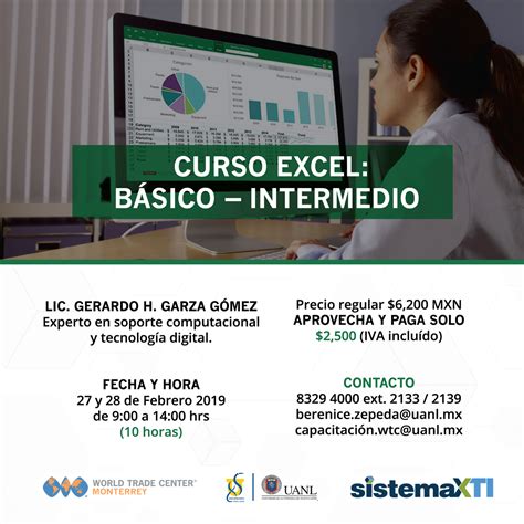 Taller Excel Básico Intermedio WTC Monterrey