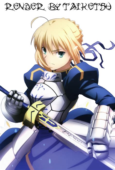 And Another New Saber Render Of Fate Zero Original Pic Fate Stay