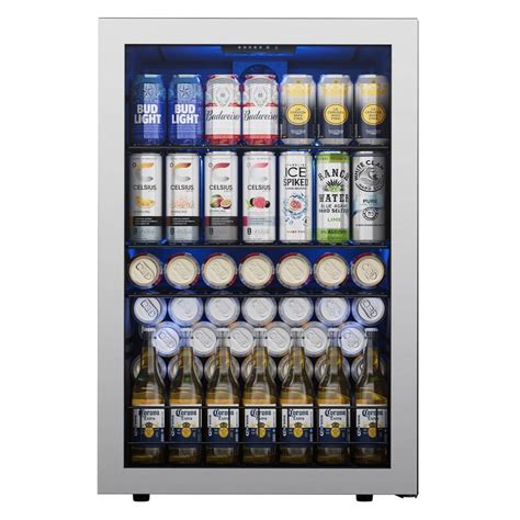 Ca Lefort 21 1 In Single Zone 182 Cans Beverage Cooler Freestanding