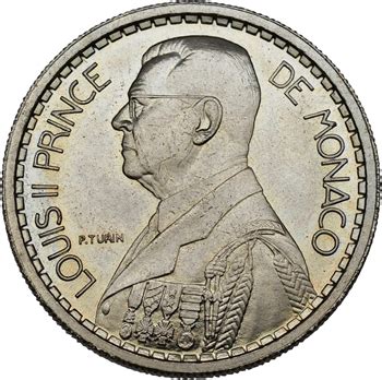 Monaco Louis Ii Essai De Francs Paris Inumis Boutique