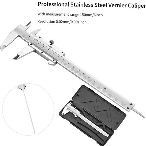 Profesyonel Paslanmaz Elik S Rmeli Kaliper L Er 0 150mm S Rg L L Er L Png