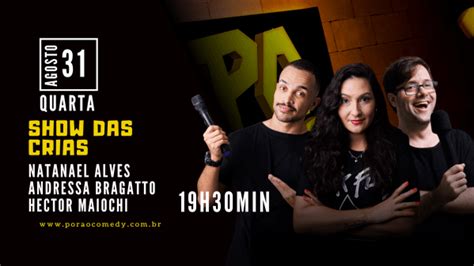 Por O Comedy Club Apresenta Show Das Crias Cadu Silva Andressa