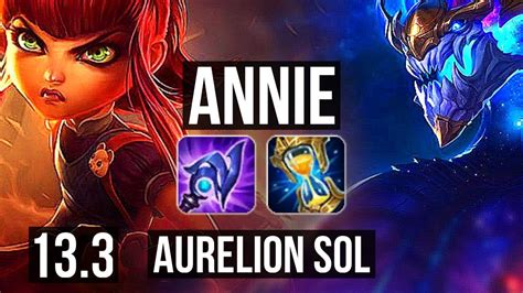 Annie Vs Aurelion Sol Mid Rank Annie Games Godlike