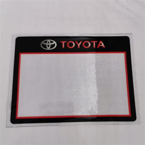 Toyota Road Tax Sticker Kereta Toyota Car Road Tax Sticker Shopee