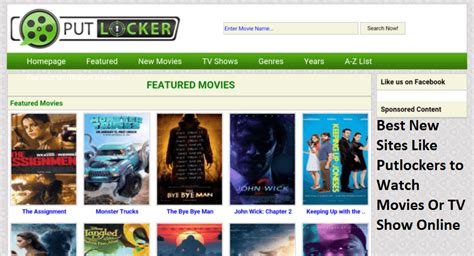 Putlocker Alternative Best New Sites Like Putlockers To Watch Movie 2020