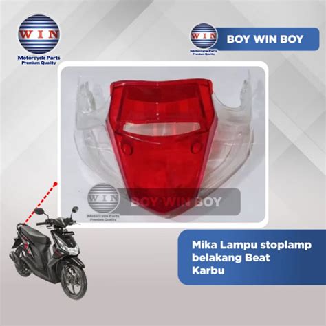 Jual Mika Stoplamp Lampu Belakang Honda Beat Karbu Lama Shopee Indonesia