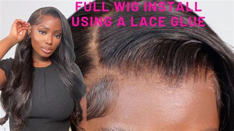 FULL INSTALL MELT THIS LACE FRONT WIG USING A LACE GLUE FT MAYFLOWER