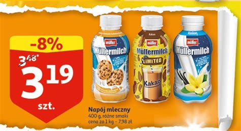 Promocja Nap J Mleczny Ciasteczka Czekolada Karmel Btl Ml W Biedronka