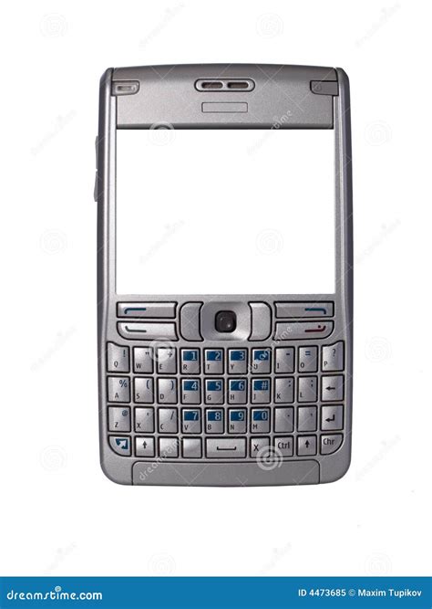 Personal Digital Assistant With Empty Frame Stock Image Image Of