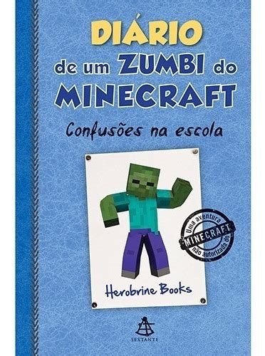 Kit Di Rio De Um Zumbi Do Minecraft Capa Dura Livros R