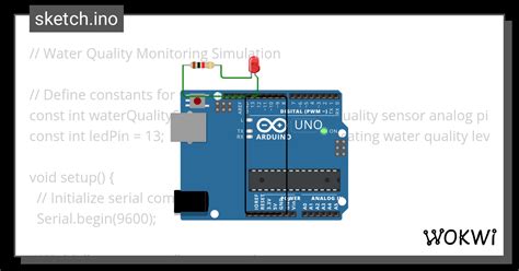 Water Quality Monitoring Wokwi ESP32 STM32 Arduino Simulator