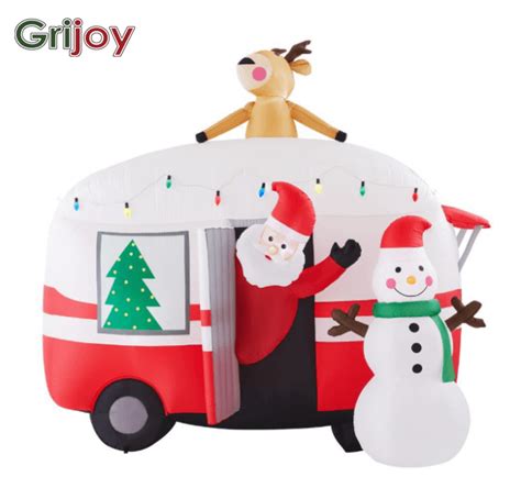 Ft Christmas Inflatable Santa In Camper China Factory