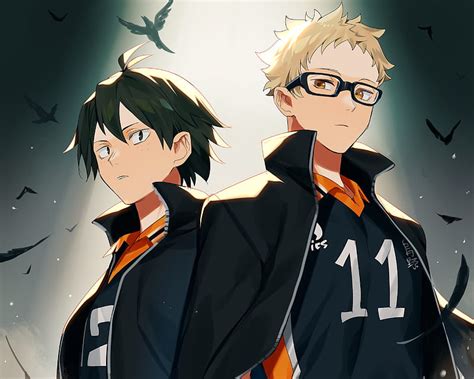 Anime Haikyu Kei Tsukishima Tadashi Yamaguchi HD Wallpaper Peakpx