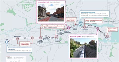 Cork Citys Planned Luas Stops As Line To Run From Ballincollig To
