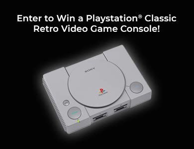 Win a PlayStation® Classic Retro Console! View Our Merchandise Sweepstakes