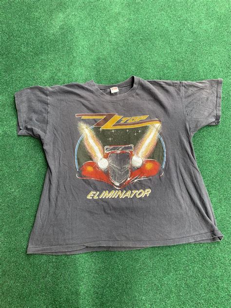 1983 ZZ Top Eliminator Vintage Tour Band Rock Tee S Gem